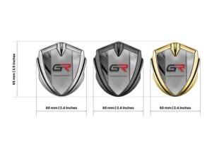 Toyota Voiture Badges Moderne Look Haut Gamme Métal Style
